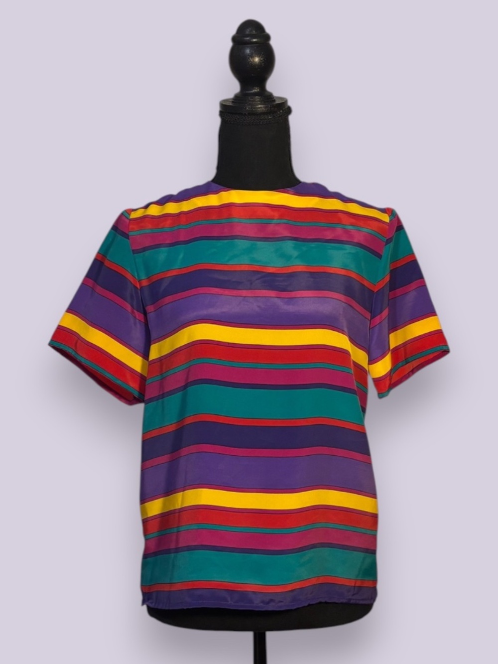 Vintage Crewneck Stripe Blouse